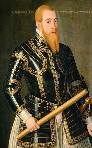 Public domain image applying non-metallic metal by Domenicus Verwildt showing Eric XIV of Sweden, painted in the 15th century.